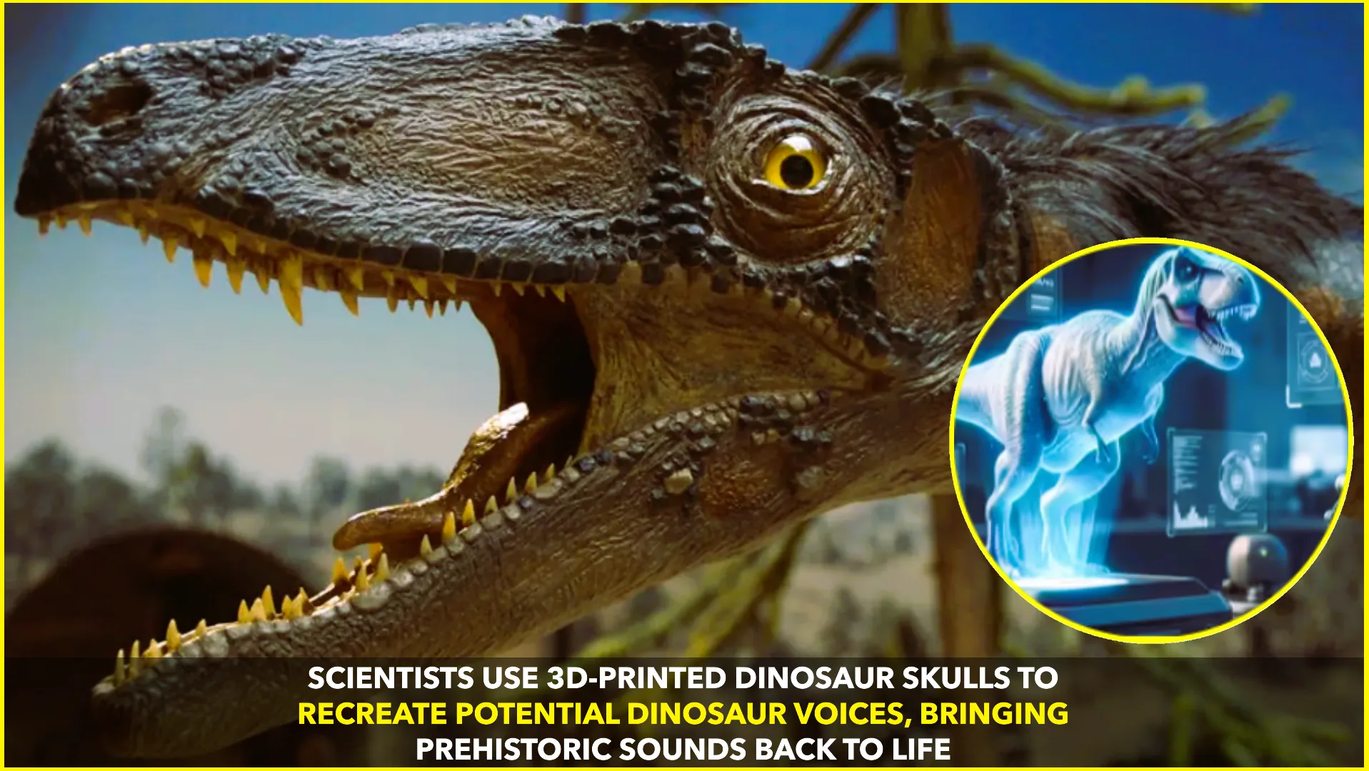 Bringing Dinosaur Voices Back to Life with 3D Printing