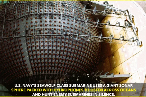 Seawolf Submarine’s Silent Sonar Sphere Revealed Seawolf Submarine’s Silent Sonar Sphere Revealed