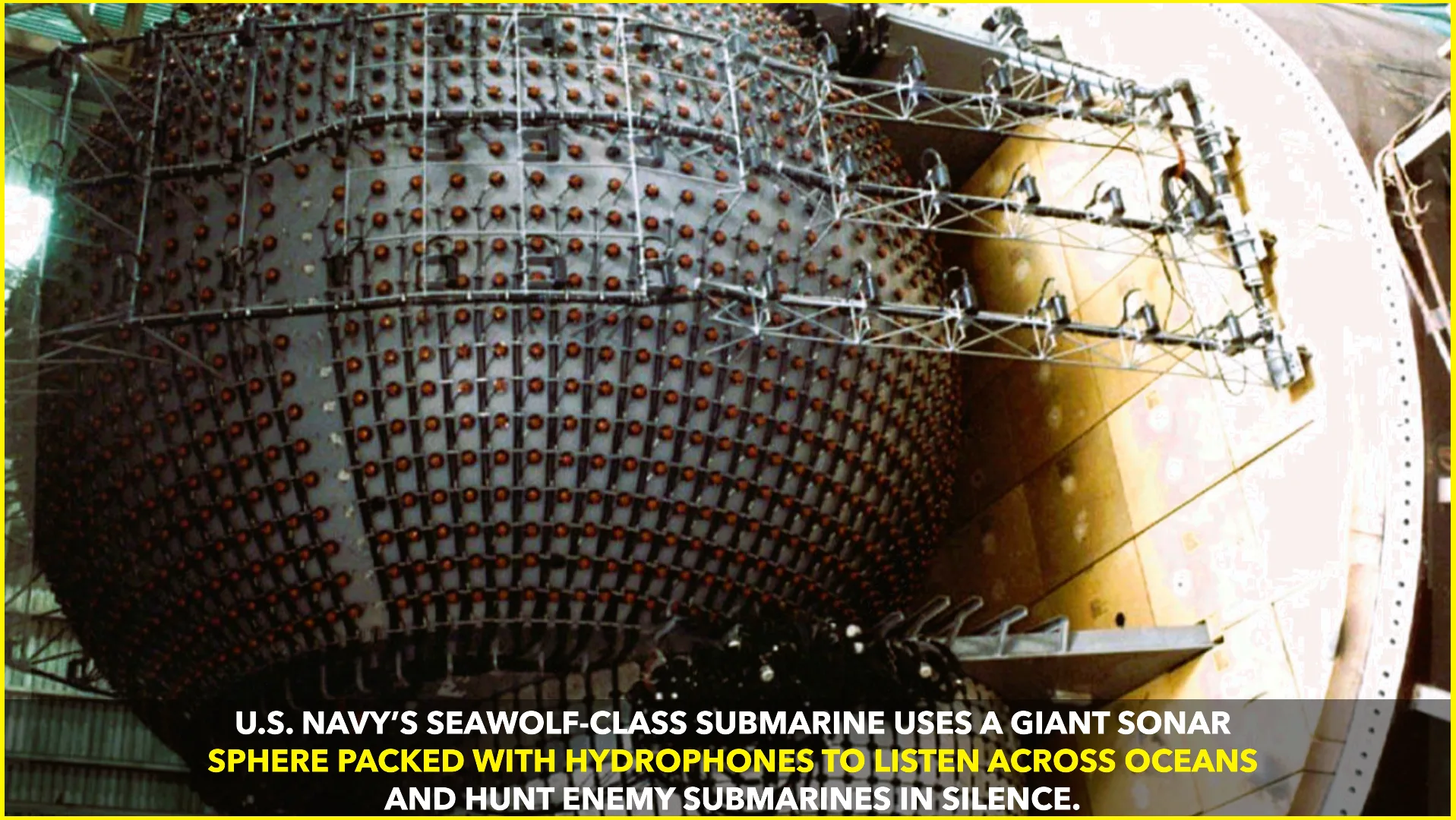 Seawolf Submarine’s Silent Sonar Sphere Revealed