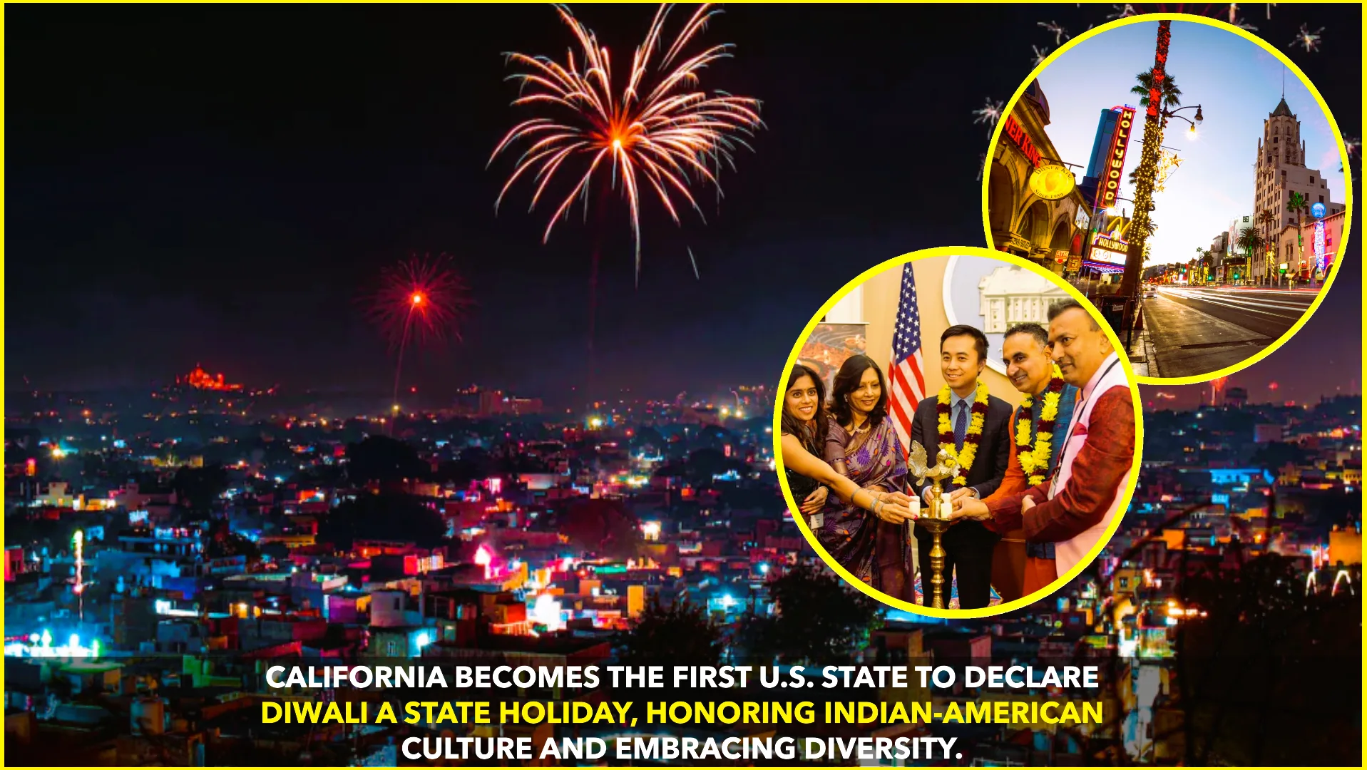California Declares Diwali as State Holiday, Marking Historic First