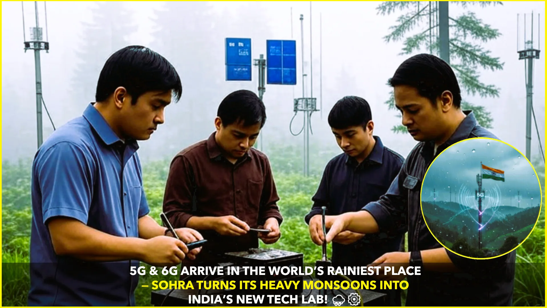 5G & 6G Breakthrough in Sohra’s Rain Labs