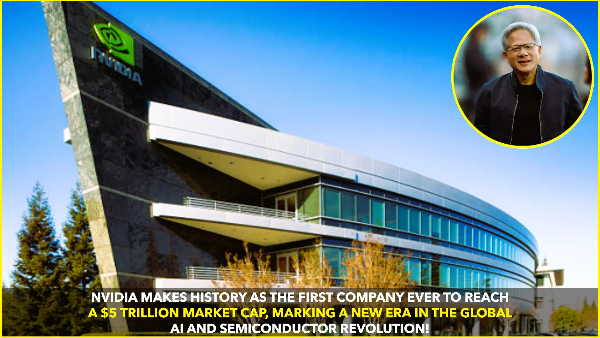 Nvidia Becomes First Company to Hit $5 Trillion Valuation