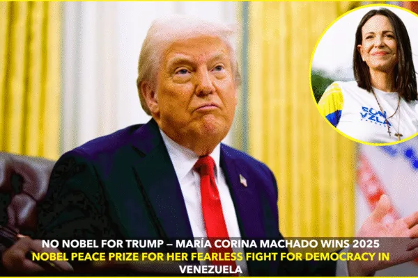 María Corina Machado Wins 2025 Nobel Peace Prize María Corina Machado Wins 2025 Nobel Peace Prize