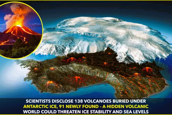 Scientists Uncover 138 Volcanoes Buried Beneath Antarctic Ice Scientists Uncover 138 Volcanoes Buried Beneath Antarctic Ice