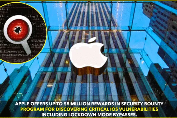 Apple Expands Bug Bounty to $5 Million for Critical iOS Flaws