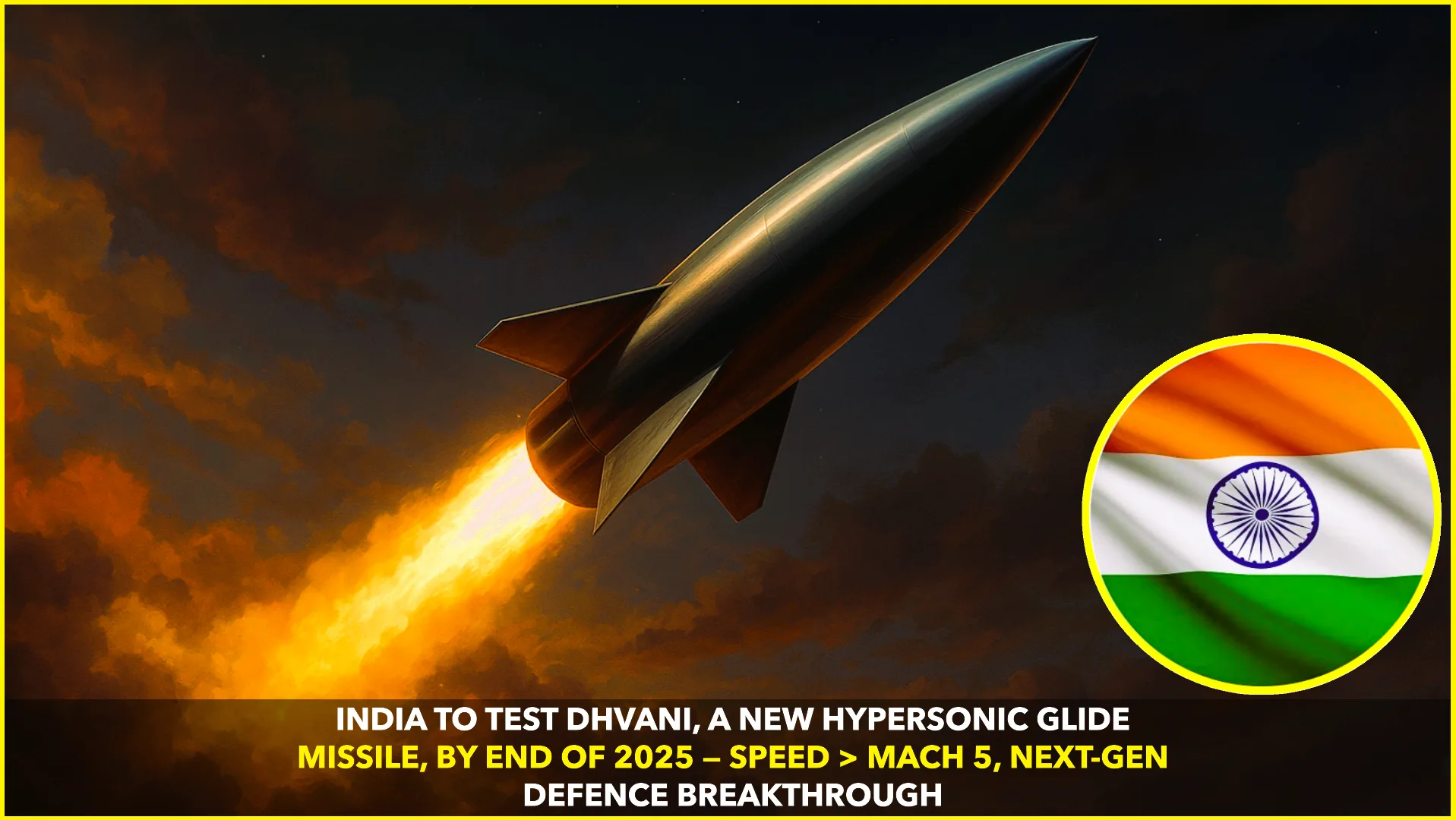 India’s Hypersonic Leap: Dhvani Missile Readies for Test
