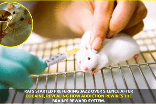 RATS SWAP SILENCE FOR JAZZ AFTER COCAINE, STUDY REVEALS