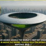 Saudi Arabia’s Sky Stadium — A World First! 🤯✨ Saudi Arabia’s Sky Stadium — A World First! 🤯✨
