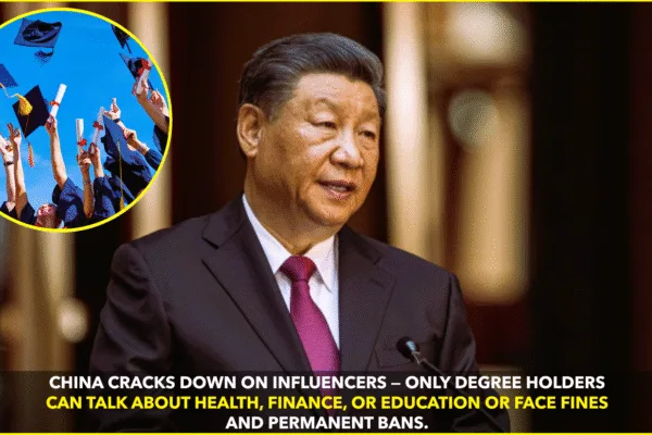 China Rolls Out Strict Rules for Influencers: Degrees Now Mandatory China Rolls Out Strict Rules for Influencers: Degrees Now Mandatory