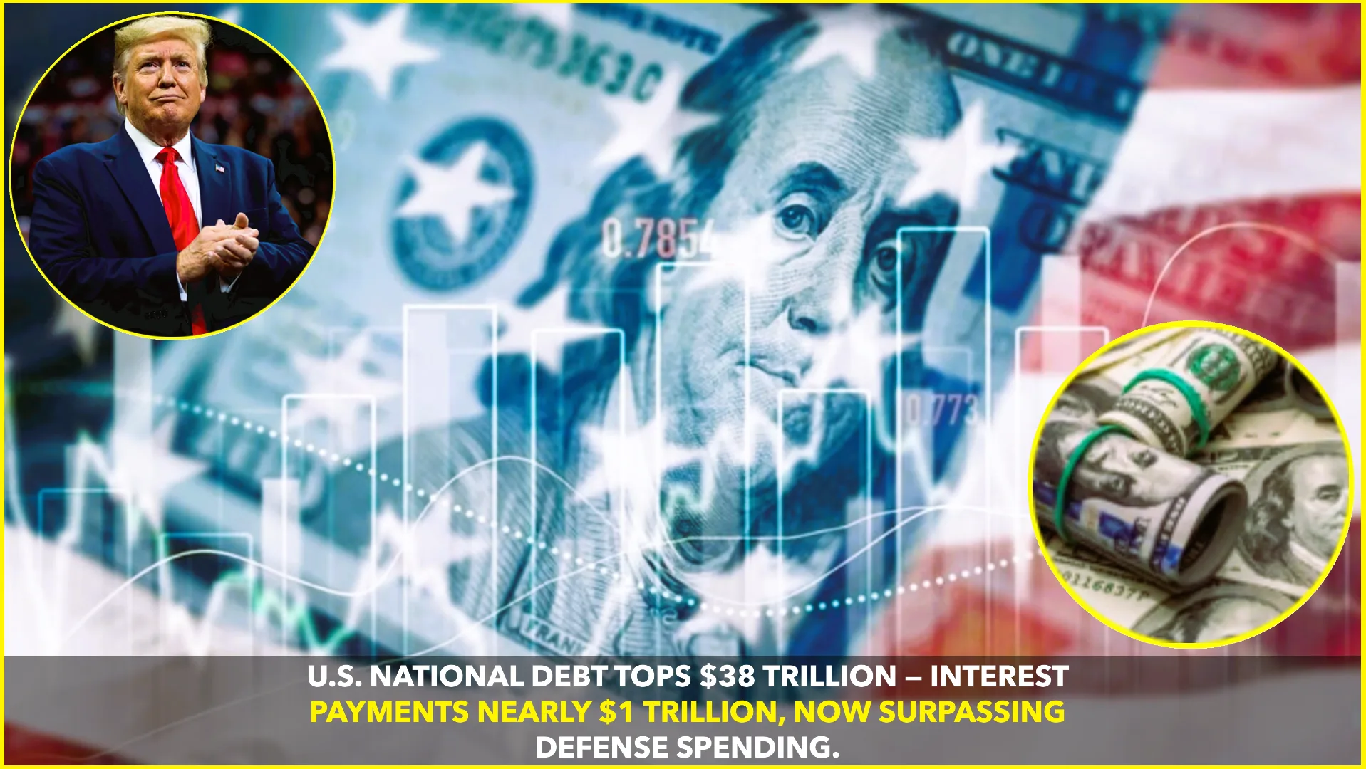 U.S. DEBT HITS $38 TRILLION — A NEW RECORD HIGH