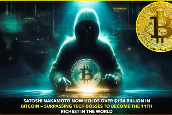 Bitcoin’s Creator Satoshi Nakamoto Becomes One of the Richest on Earth Bitcoin’s Creator Satoshi Nakamoto Becomes One of the Richest on Earth