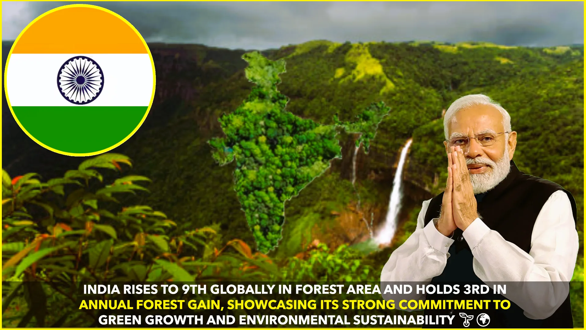 India Climbs to 9th in Global Forest Rankings
