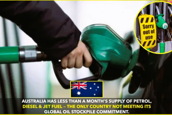 Australia’s Fuel Crisis: Less Than a Month’s Supply Australia’s Fuel Crisis: Less Than a Month’s Supply