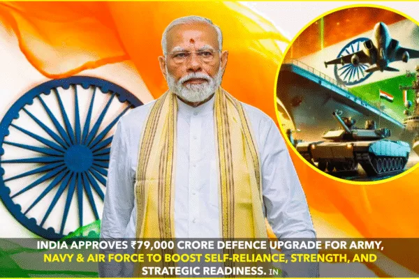 India’s ₹79,000 Crore Defence Leap: A New Era of Modernization India’s ₹79,000 Crore Defence Leap: A New Era of Modernization