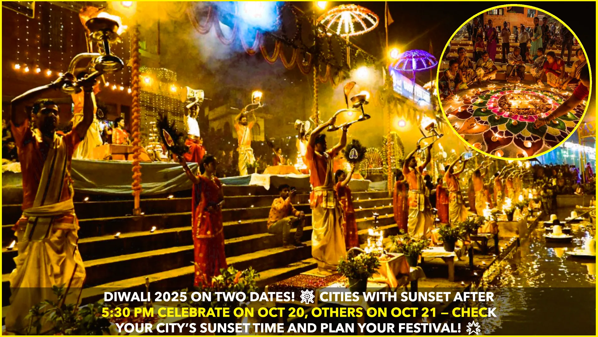 Diwali 2025 Celebration Dates Confirmed by Kashi Vidwat Parishad