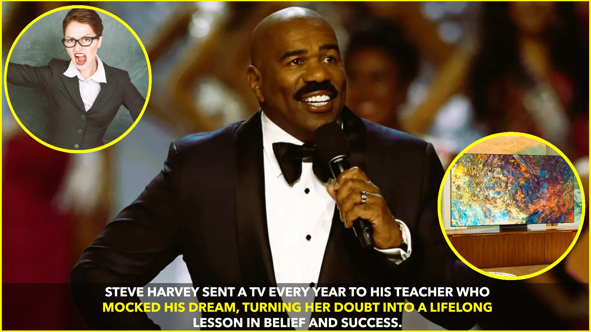 Steve Harvey Sent a TV Every Year to His Doubting Teacher