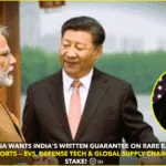 China Demands India’s Assurance on Rare Earth Exports China Demands India’s Assurance on Rare Earth Exports