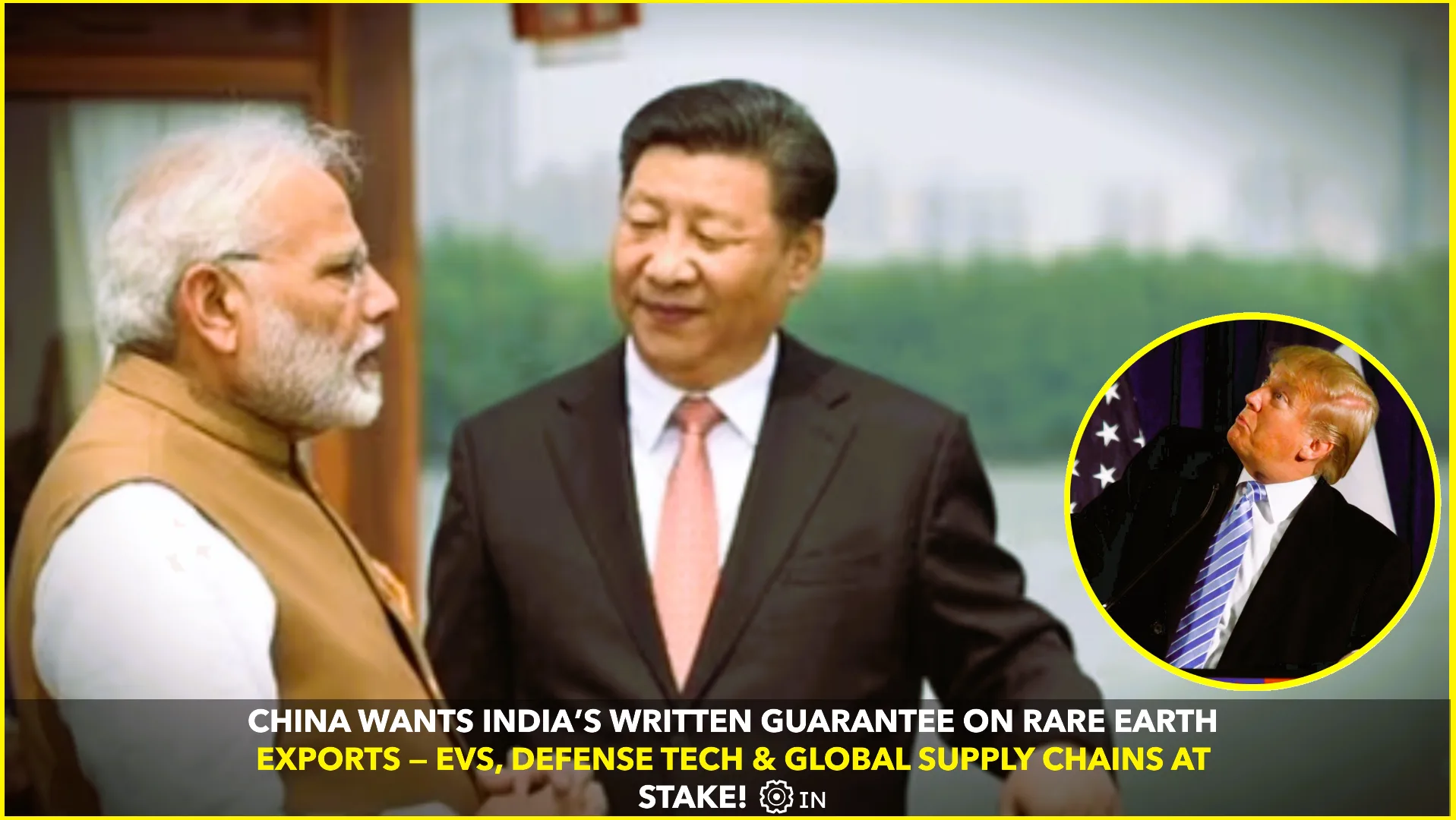 China Demands India’s Assurance on Rare Earth Exports