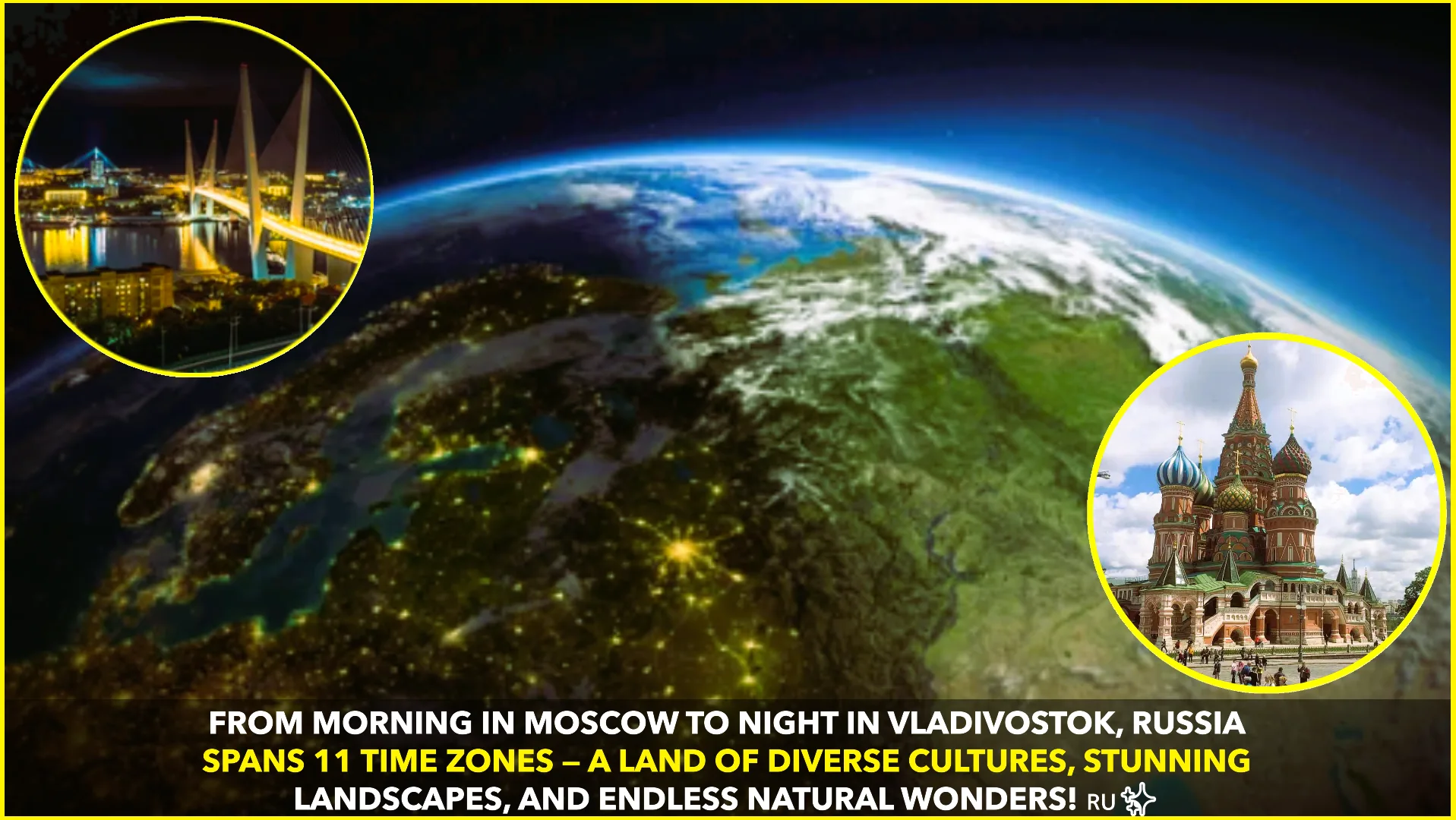 Russia: The Land of 11 Time Zones and Endless Wonders