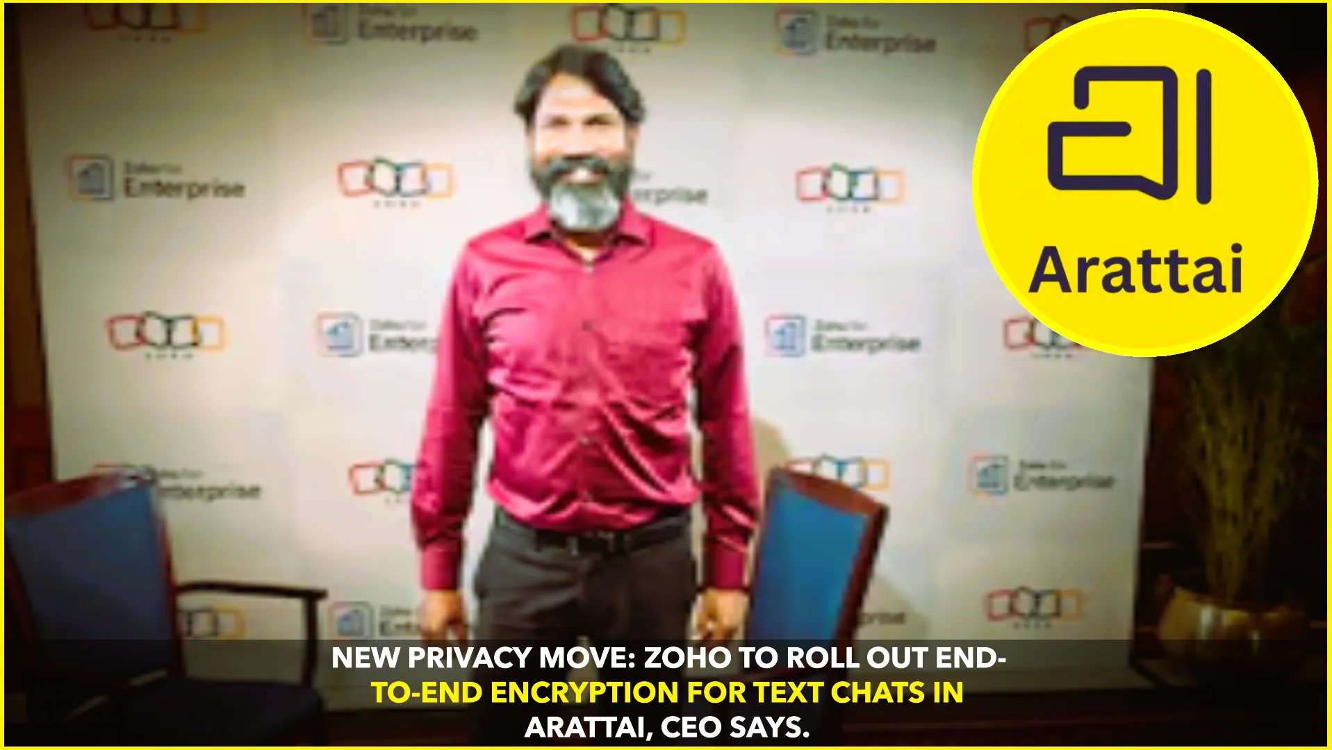 Zoho Prepares to Encrypt Text Chats on Arattai